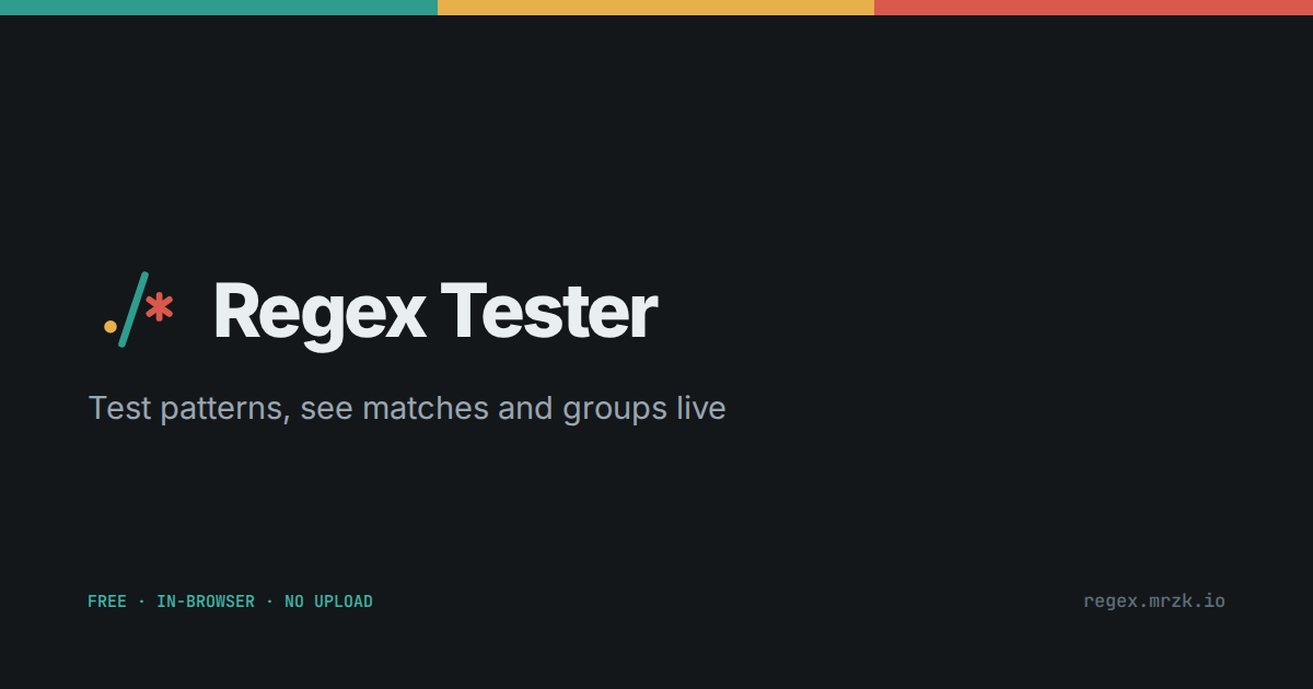 Regex Tester