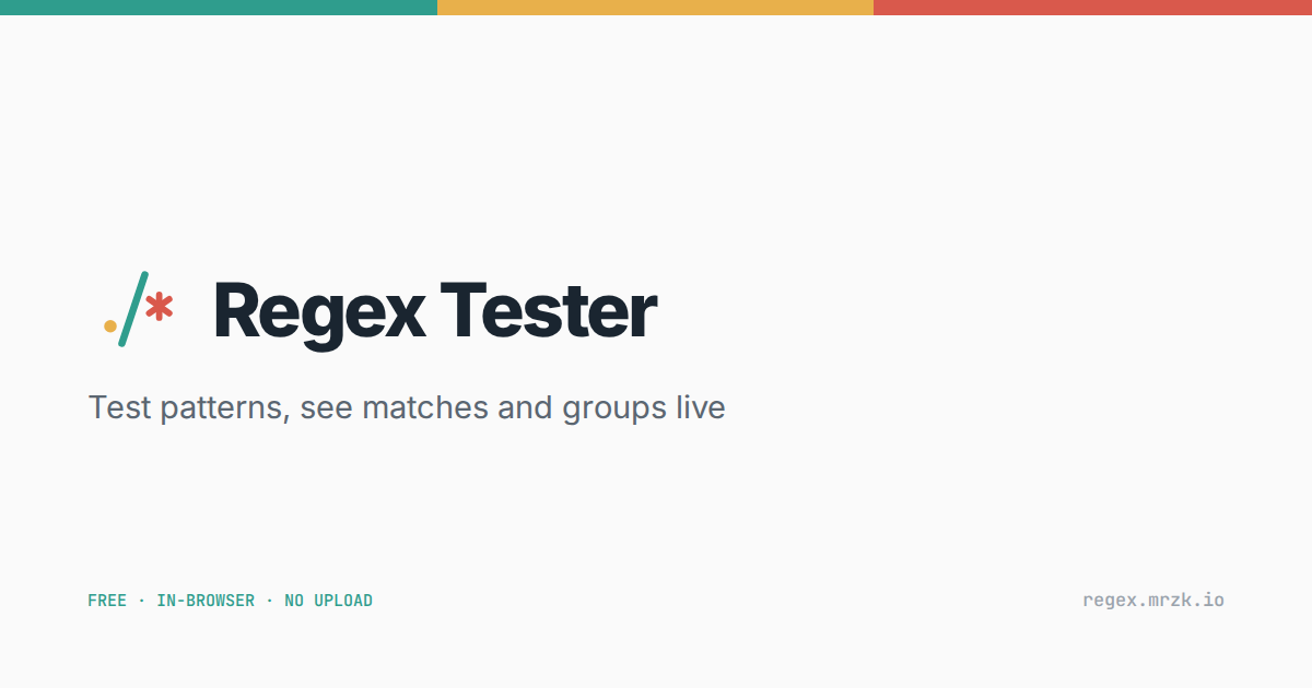 Regex Tester